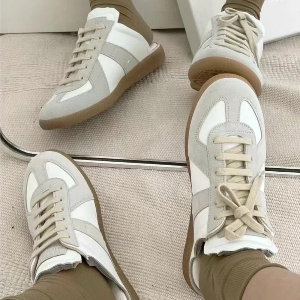 MM6 Maison Martin Margiela White and Gray Sold